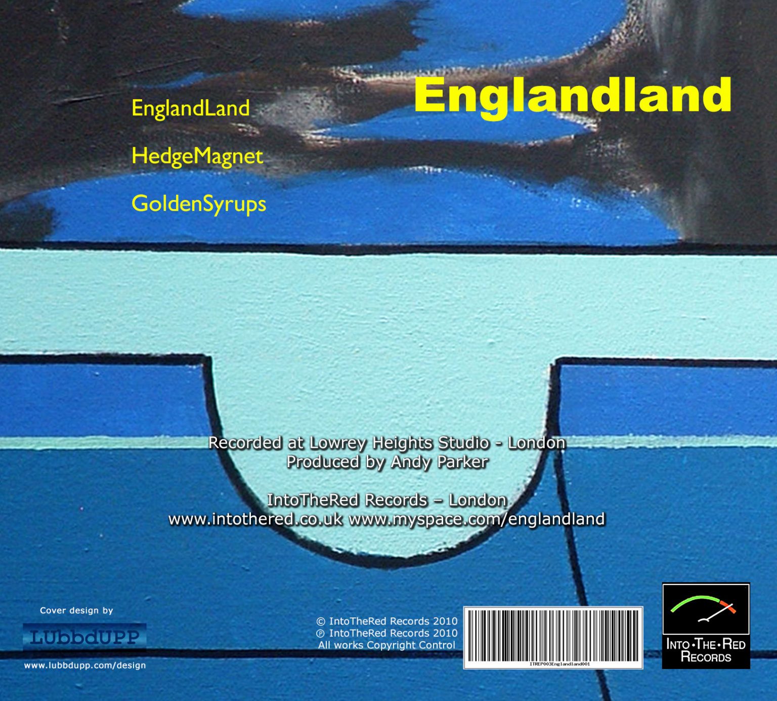 Englandland EP1 back cover