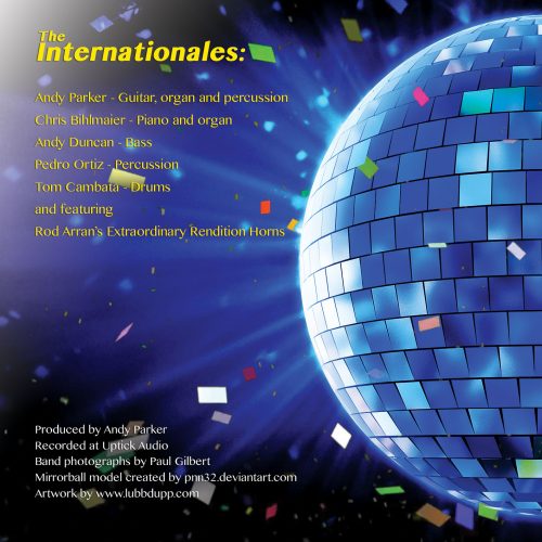 Andy Parker and the Internationales - MIRRORBALL rear cover